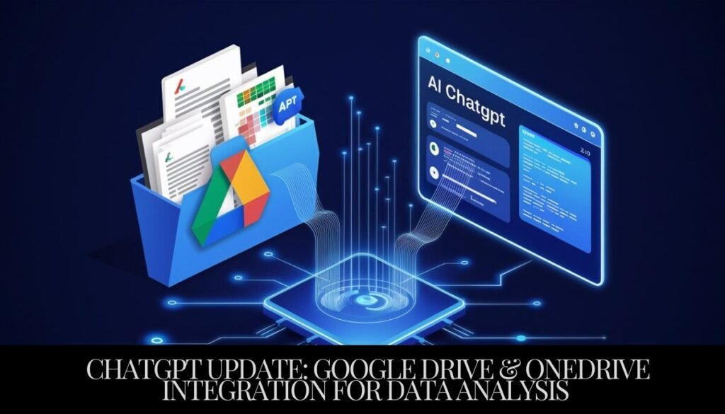 ChatGPT Update: Google Drive & OneDrive Integration for Data Analysis